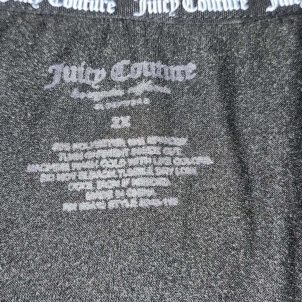 JUICY COUTURE Black and Leopard Print Logo TShirt, EUC, Size 2x - Picture 2 of 5